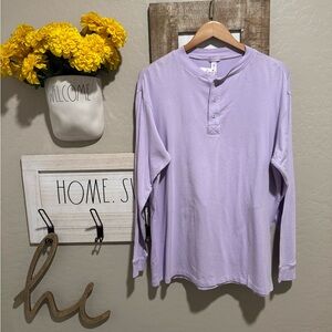 Skims Boyfriend Long Sleeve Henley new with tags